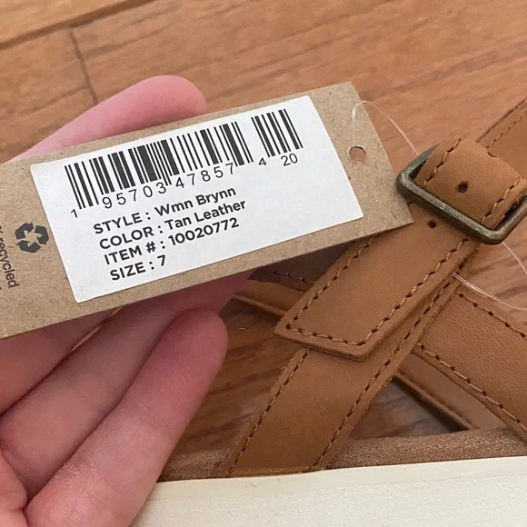 TOMS Women's Tan Platform Sandals - Picture 2 of 7